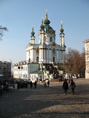 Андреевская церковь на экскурсии по Киеву