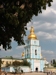 Колокольня Михайловского монастыря