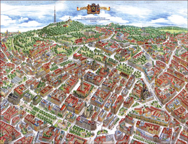 Карта центральной части Львова