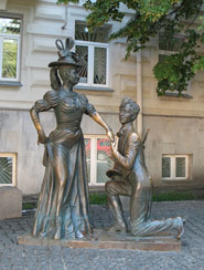 Памятник Проне и Голохвастову. Киев