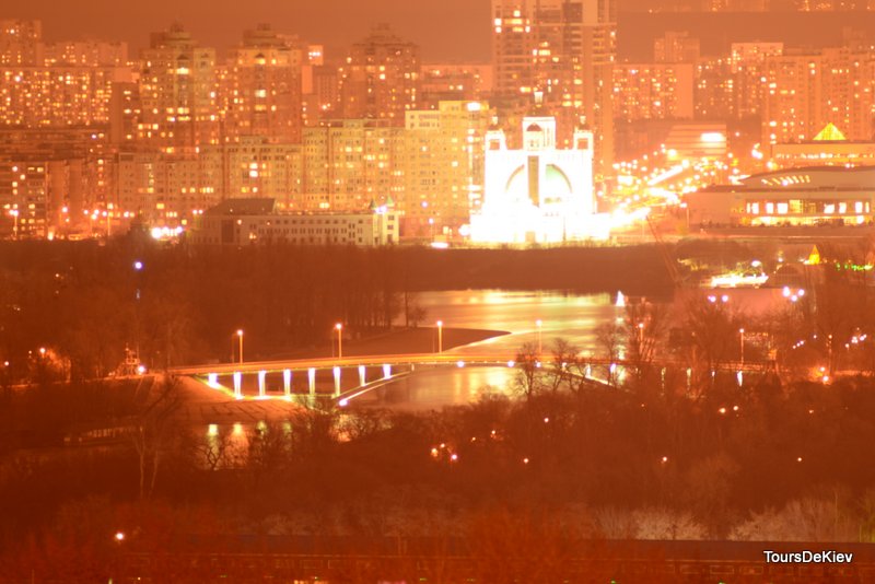 Kyiv at night