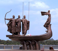 Памятник основателям Киева (Ладья)