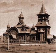 Церква Іоанна Златоуста, або Залізна церква. Знаходилася на Євбазі, район пл.Перемоги, знищено в 30-ті роки ХХ ст.