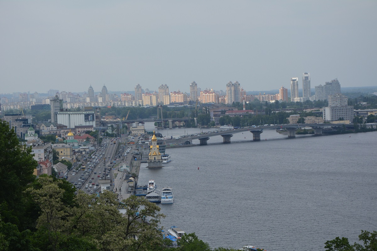 Panoramic views of Kyiv